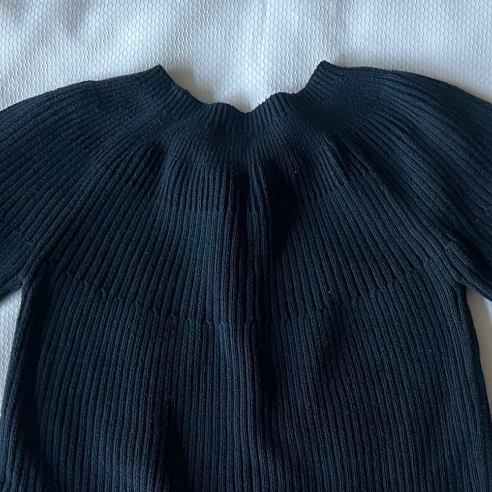 Bonpoint Navy Ribbed Cotton Cardigan Size 2T - Picture 8 of 8